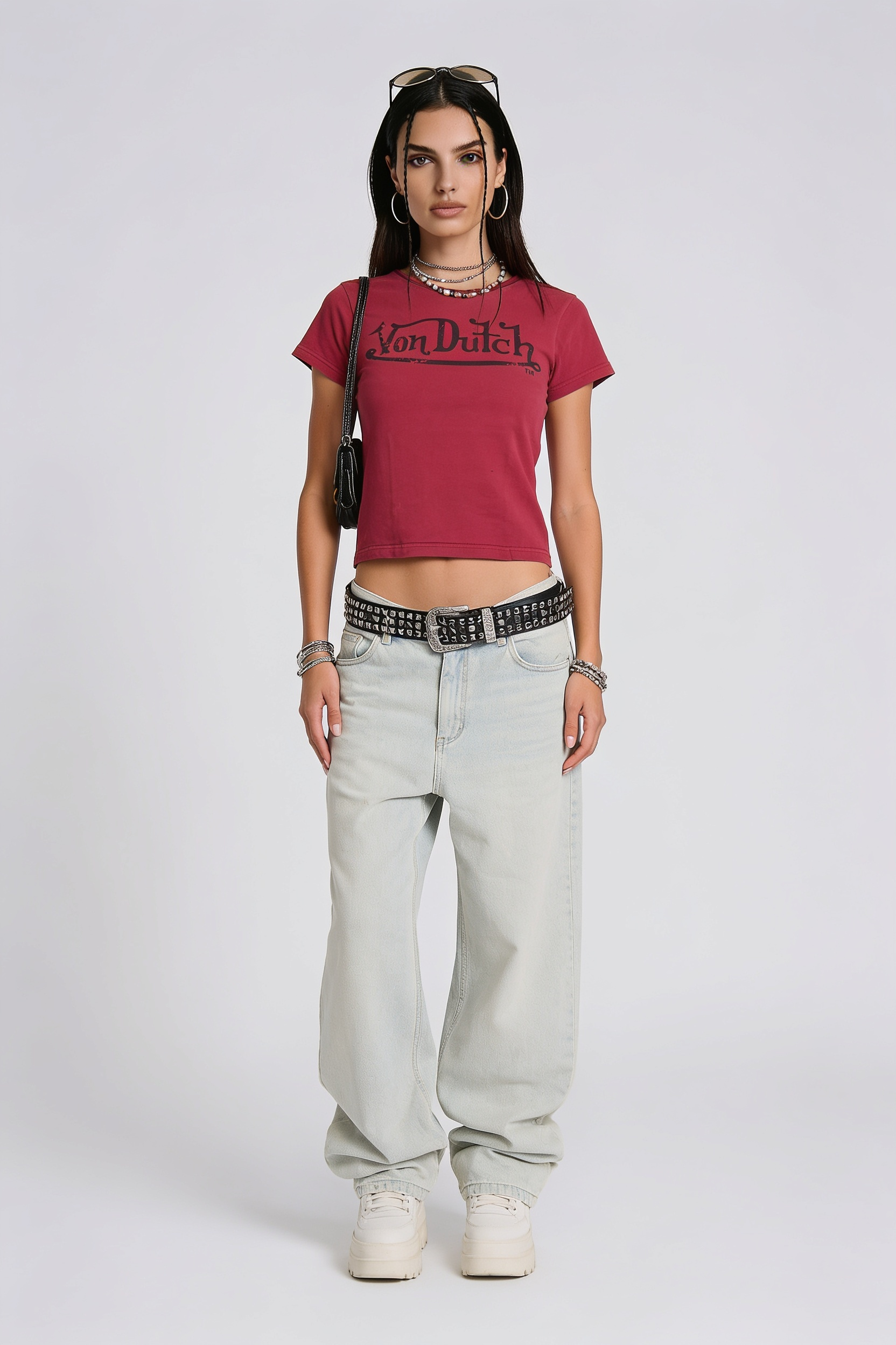 CLASSIC TEE IN CLARET