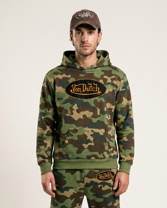 CAMO PATCH HOODIE (UNISEX)