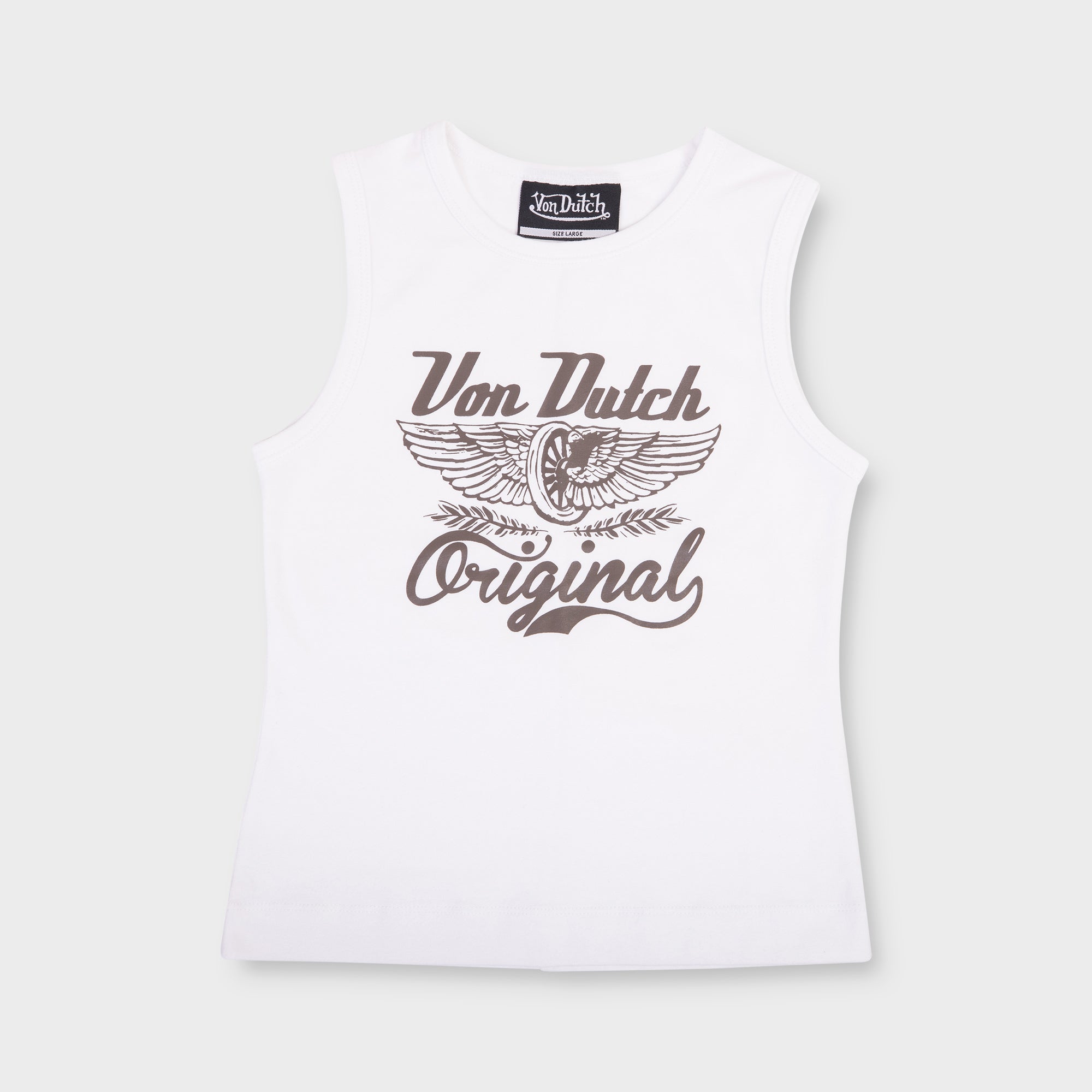 WINGED TYRE TANK (WHITE)