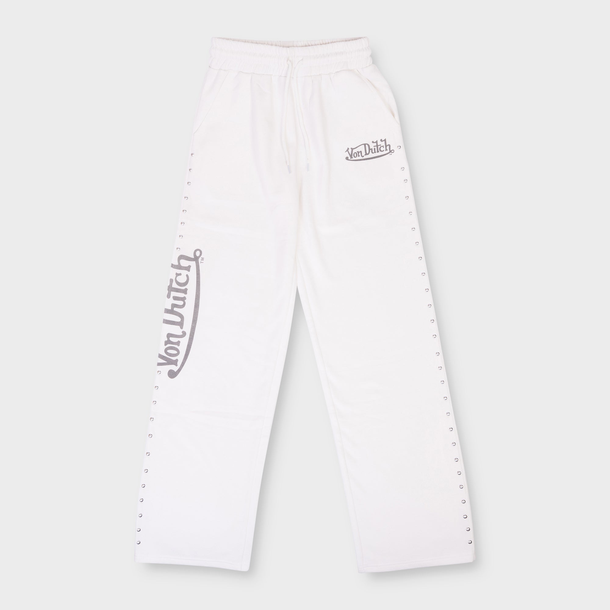 STUDDED JOGGER (WHITE)