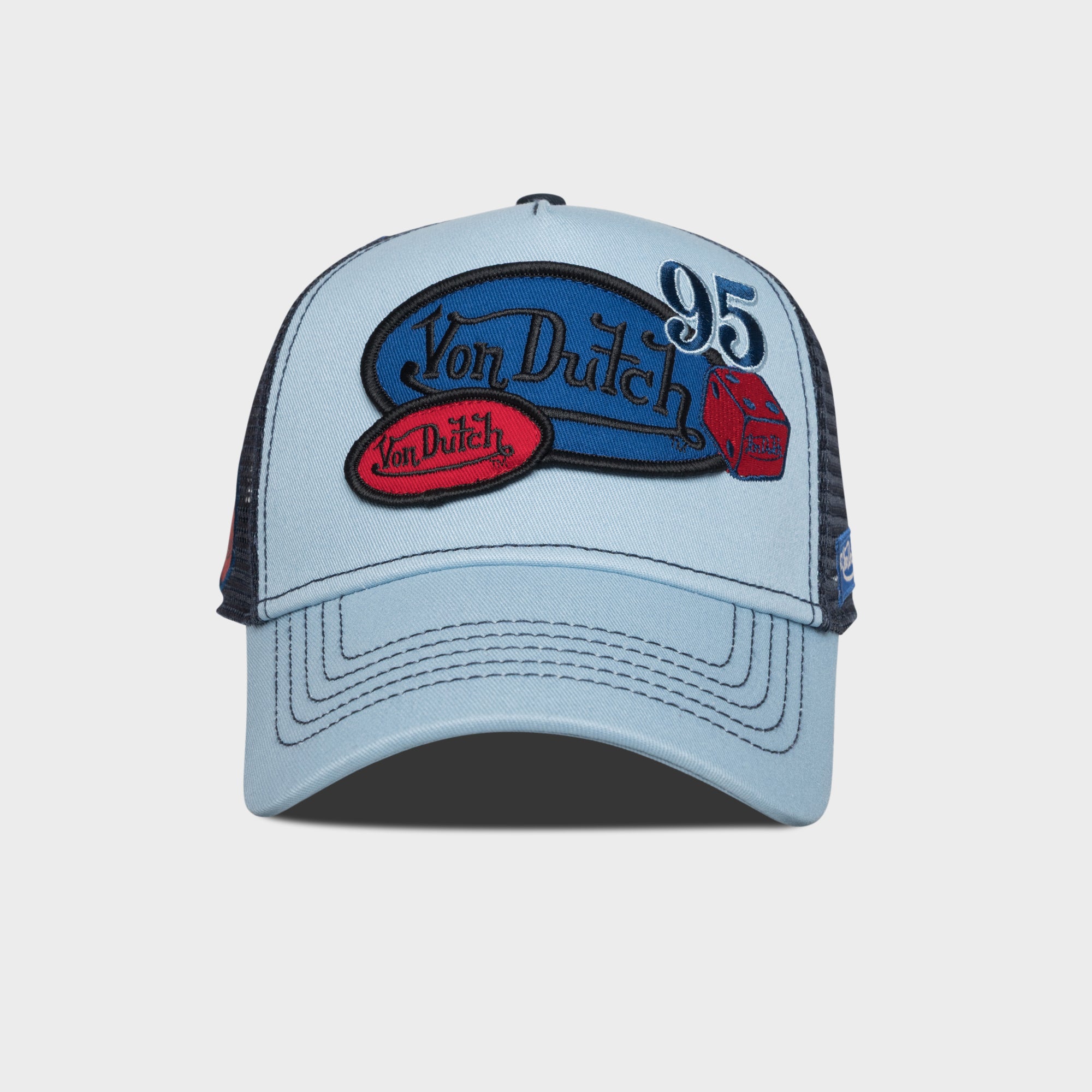 PATCHES TRUCKER (LIGHT BLUE NAVY)