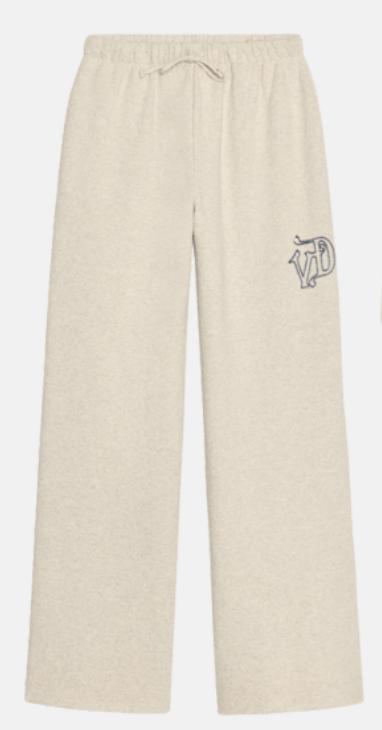 VD OUTLINE EMBROIDERED JOGGER (BEIGE)