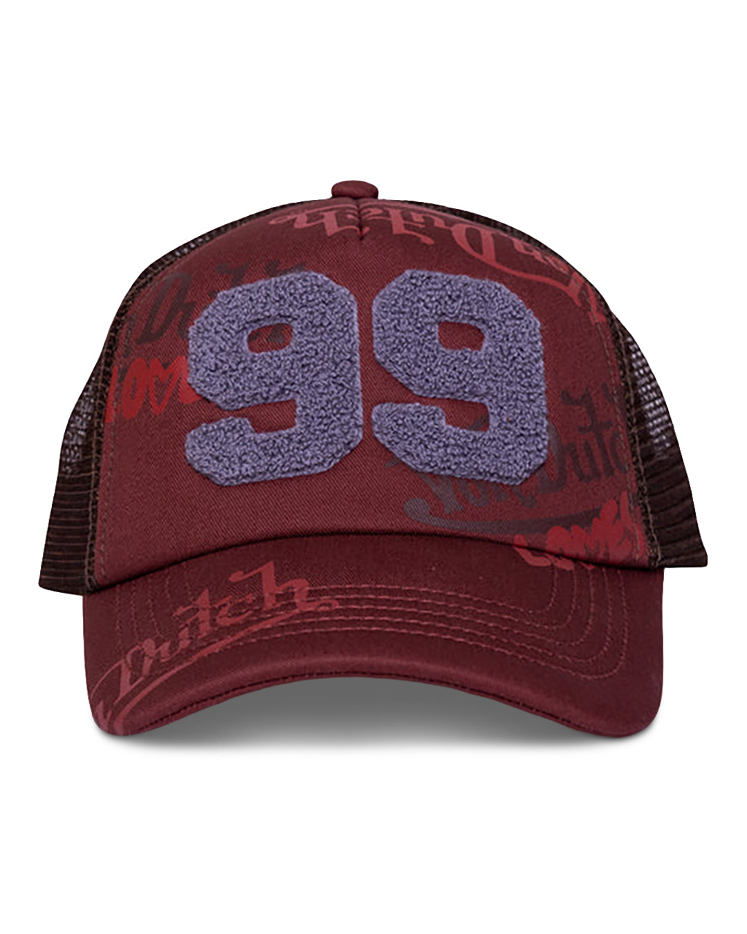 Von Dutch 99 TRUCKER HAT in RUST RED