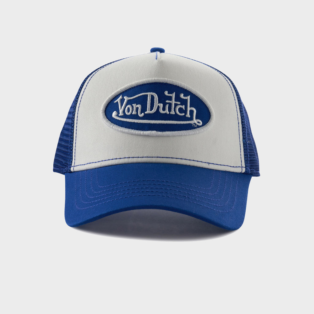 CLASSIC TRUCKER IN BLUE & WHITE