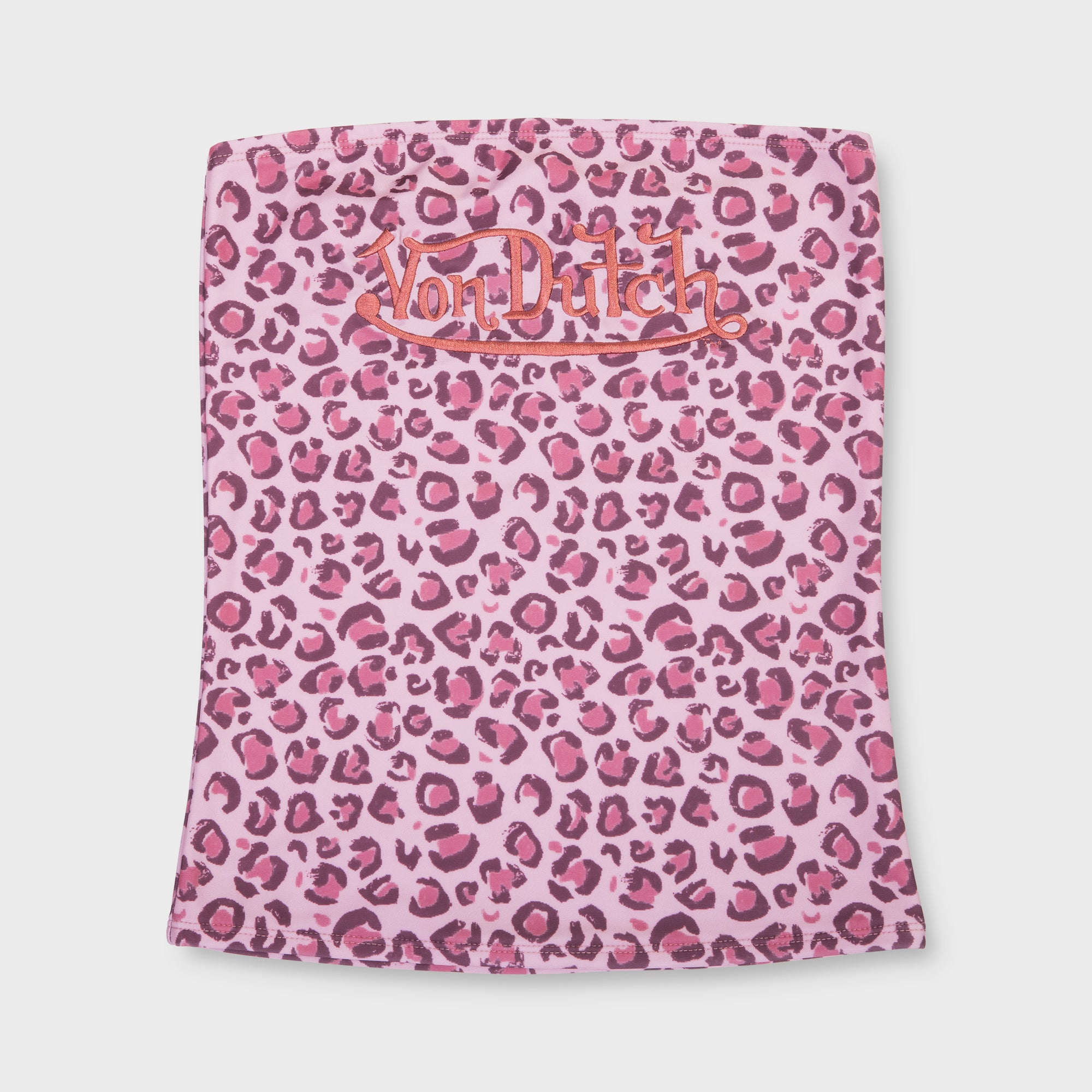 PINK CHEETAH STRAPLESS TOP