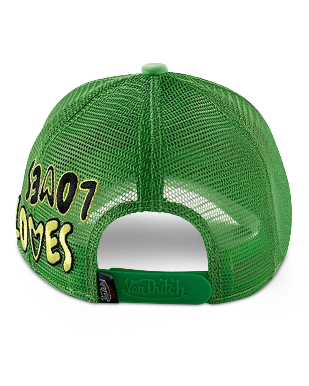 Von Dutch Loves GREEN VELVET VON DUTCH LOVES TRUCKER HAT