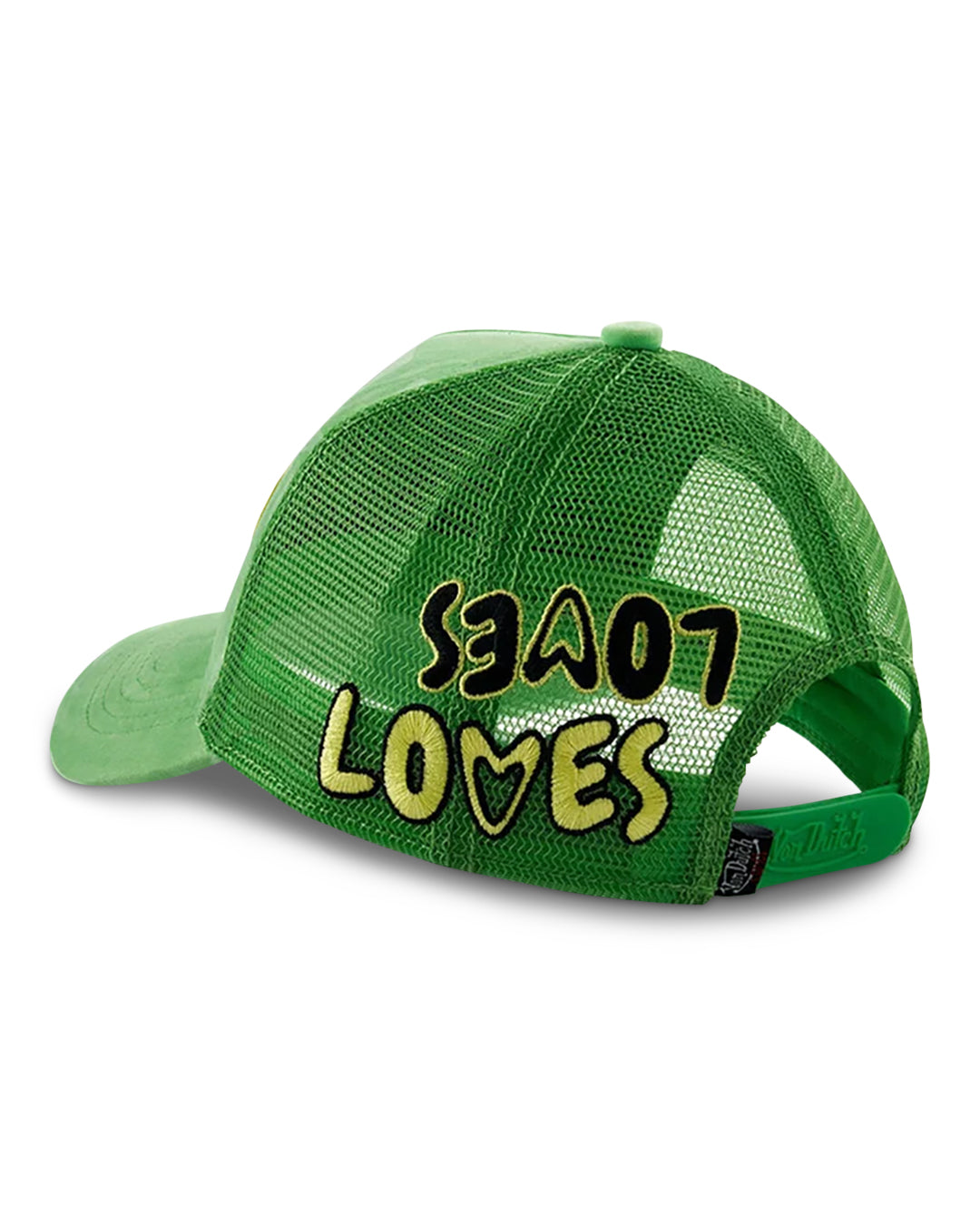 Von Dutch Loves GREEN VELVET VON DUTCH LOVES TRUCKER HAT