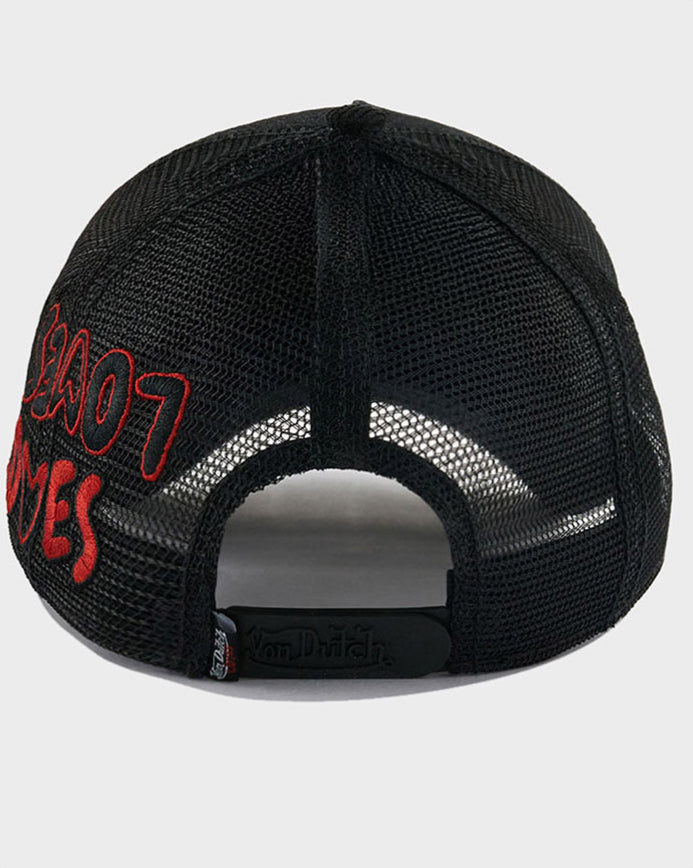 VON DUTCH LOVES BLACK VELVET Snapback Trucker Hat | Von Dutch UK